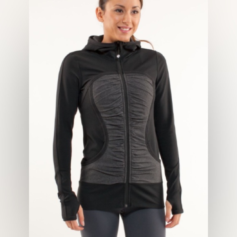 Lululemon Black & Grey Pure Balance Jacket